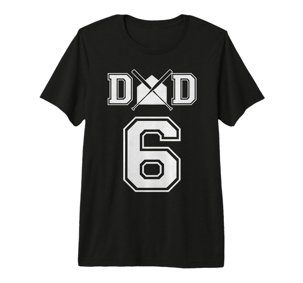 Number 6 Players Biggest Fan Baseball Or T-Shirt - Custom Art Print Unisex - T-Shirt, Sweatshirt, Hoodie