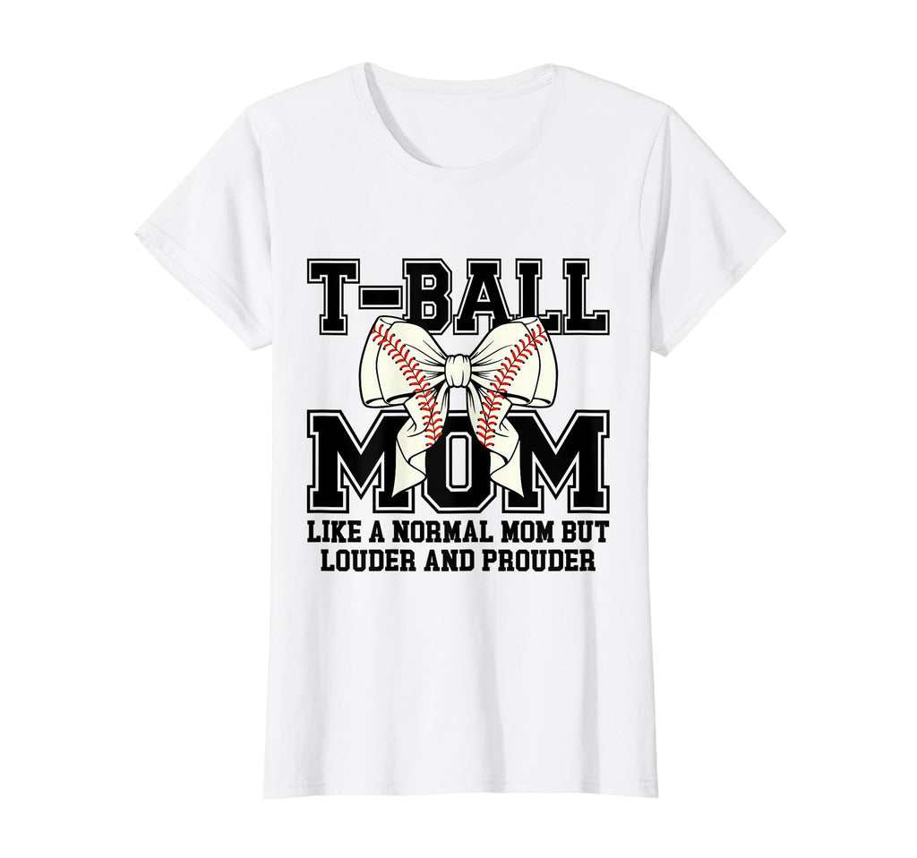 Womens T Ball Mama Baseball Tball Mom T-Shirt - Minimalist Print for Adults - T-Shirt, Sweatshirt, Hoodie