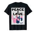 Peace And Love T-Shirt - Casual Everyday Wear Men Women - T-Shirt, Sweatshirt, Hoodie