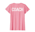 Coach Back Coaches Soccer Baseball T-Shirt - Custom Art Print for Adults - T-Shirt, Sweatshirt, Hoodie