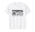 Old School Rap Boombox 80S Hip Hop T-Shirt - Custom Art Print Men Women - T-Shirt, Sweatshirt, Hoodie