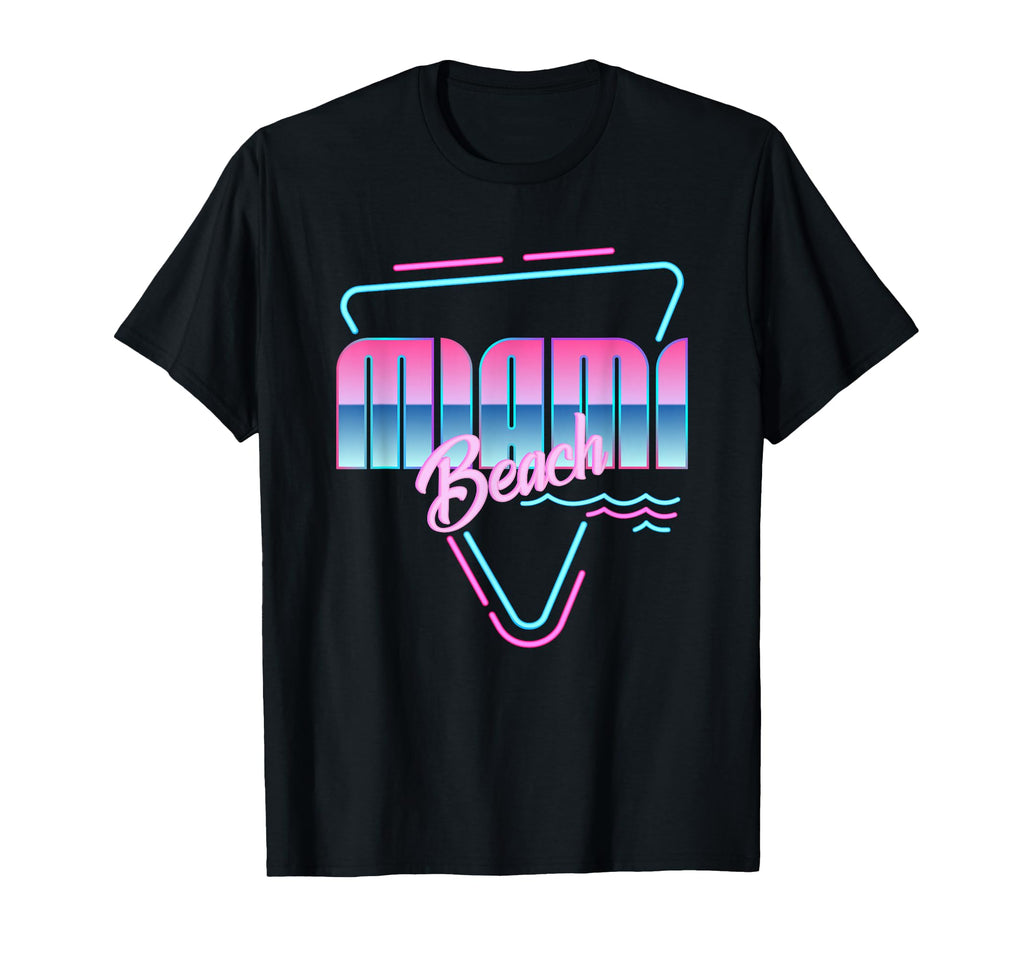Love Miami Beach 90S Florida T-Shirt - Aesthetic Graphic Men Women - T-Shirt, Sweatshirt, Hoodie
