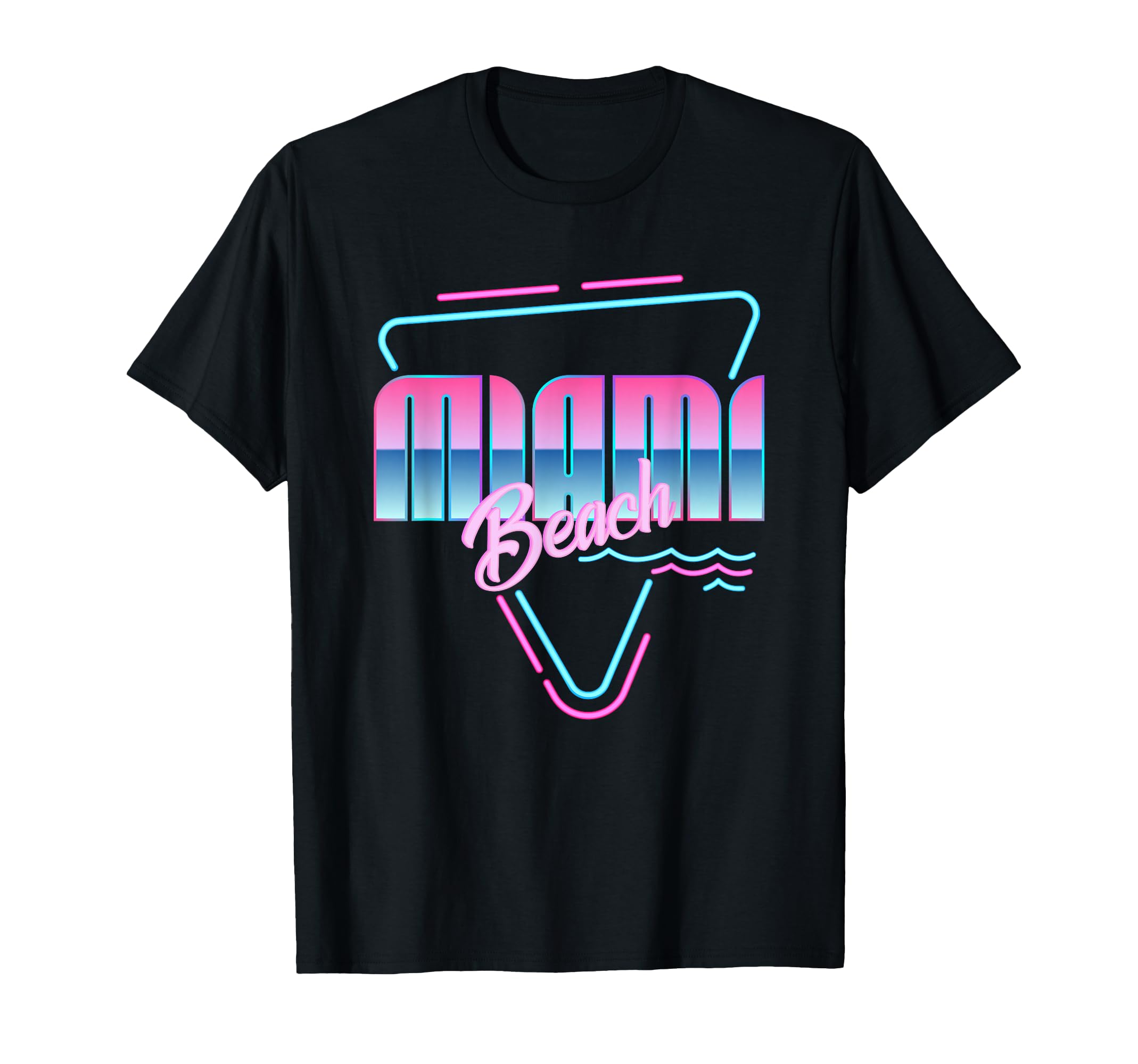 Love Miami Beach 90S Florida T-Shirt - Aesthetic Graphic Men Women - T-Shirt, Sweatshirt, Hoodie