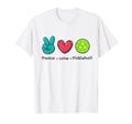 Funny Peace Love Pickleball Court T-Shirt - Aesthetic Graphic for Adults - T-Shirt, Sweatshirt, Hoodie