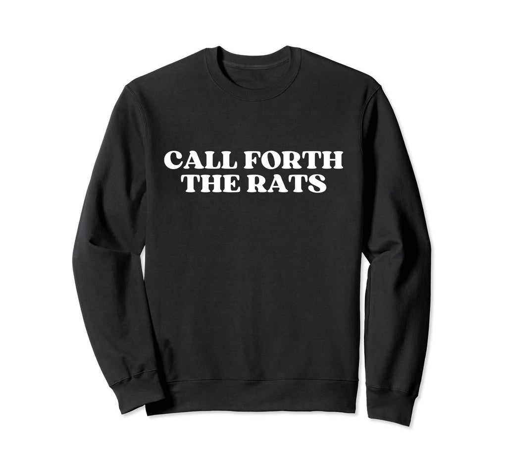 Call Forth Rats Y2K Aesthetic Sweatshirt - Minimalist Print for Adults - T-Shirt, Sweatshirt, Hoodie