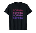Funny Sophia First Given Name Is Pride T-Shirt - Graphic Print for Adults - T-Shirt, Sweatshirt, Hoodie