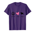 Peace Love Pugs Pug Lovers T-Shirt - Aesthetic Graphic for Adults - T-Shirt, Sweatshirt, Hoodie