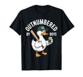 Funny Outnumbered Baseball Mothers T-Shirt - Fun Novelty Design Men Women - T-Shirt, Sweatshirt, Hoodie