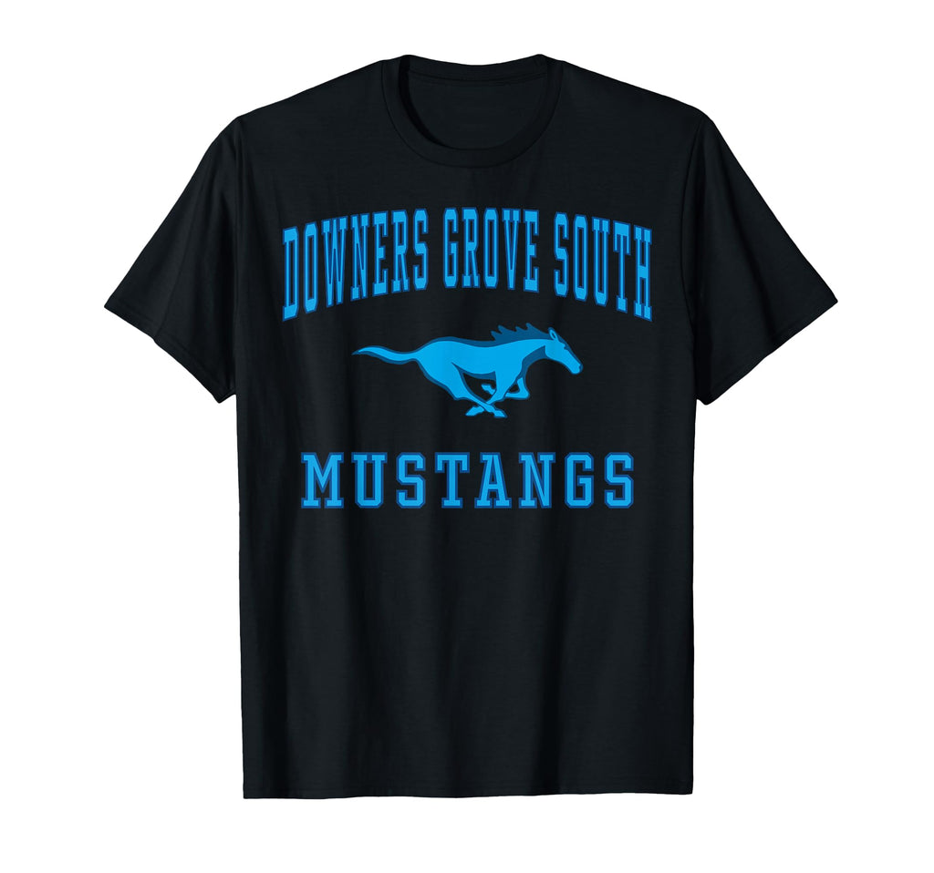 Downers Grove South High School Mustangs C1 T-Shirt - Unique Graphic Unisex - T-Shirt, Sweatshirt, Hoodie