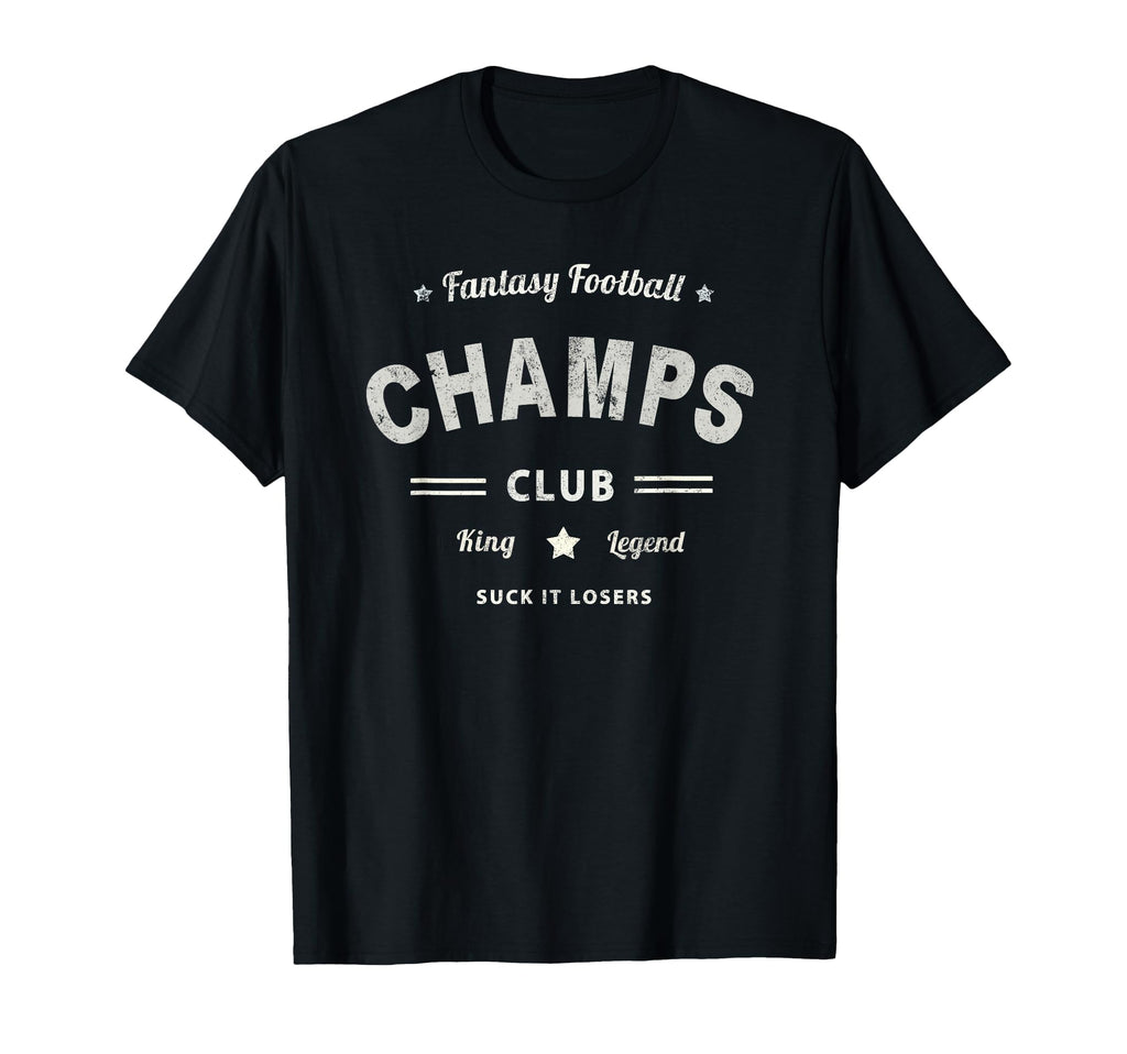 Funny Fantasy Football Champs T-Shirt - Casual Everyday Wear for Adults - T-Shirt, Sweatshirt, Hoodie
