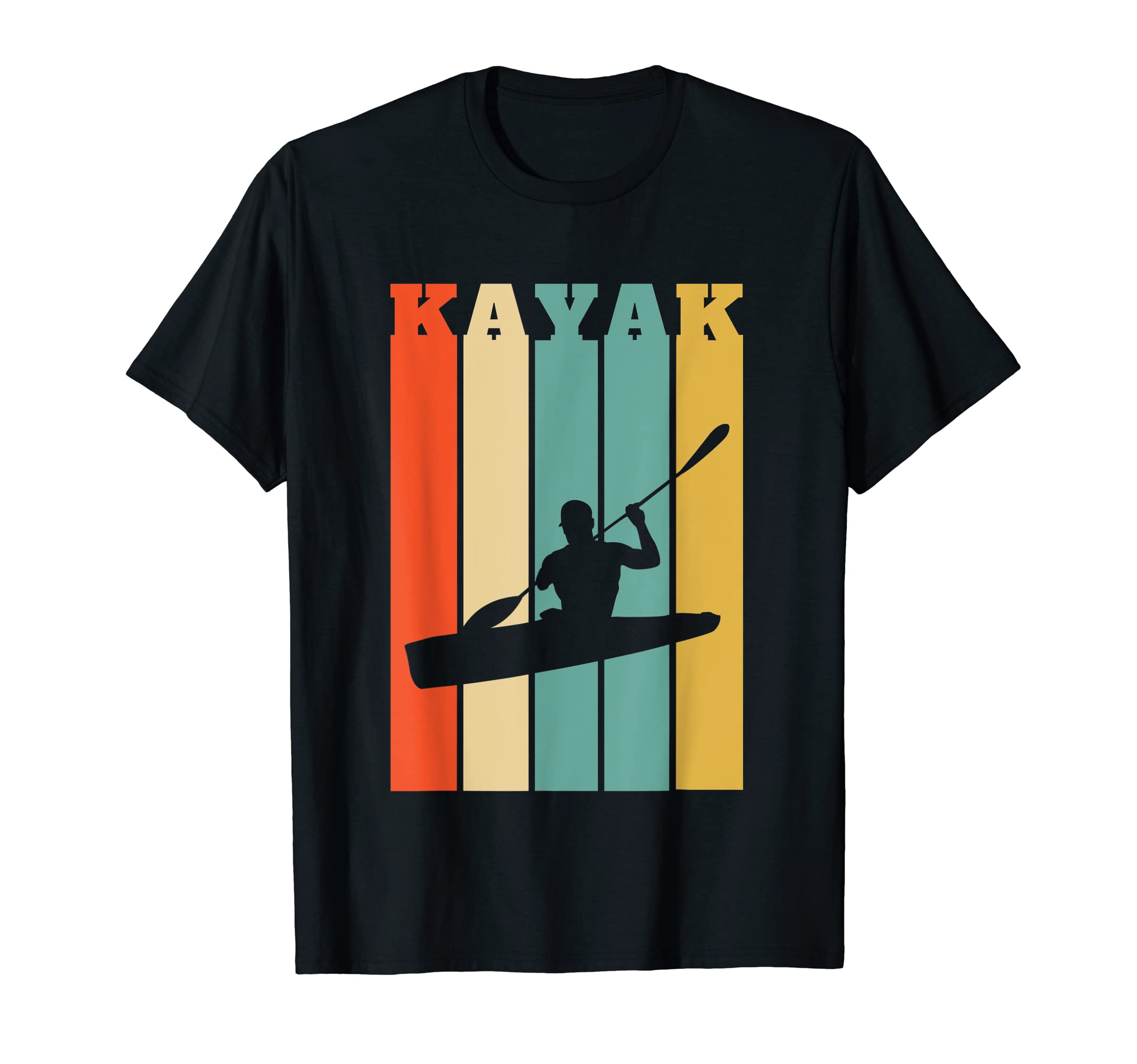 Ocean Kayak Stripes T-Shirt - Novelty Apparel Men Women - T-Shirt, Sweatshirt, Hoodie
