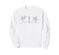 Coconut Aesthetic Seahorse Sweatshirt - Minimalist Print for Adults - T-Shirt, Sweatshirt, Hoodie