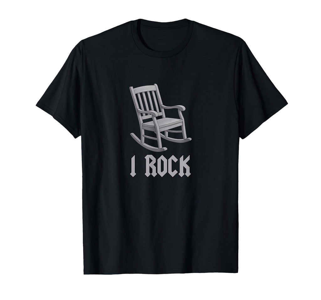 I Rock Funny Rocking Chair Wordplay T-Shirt - Unique Graphic for Adults - T-Shirt, Sweatshirt, Hoodie