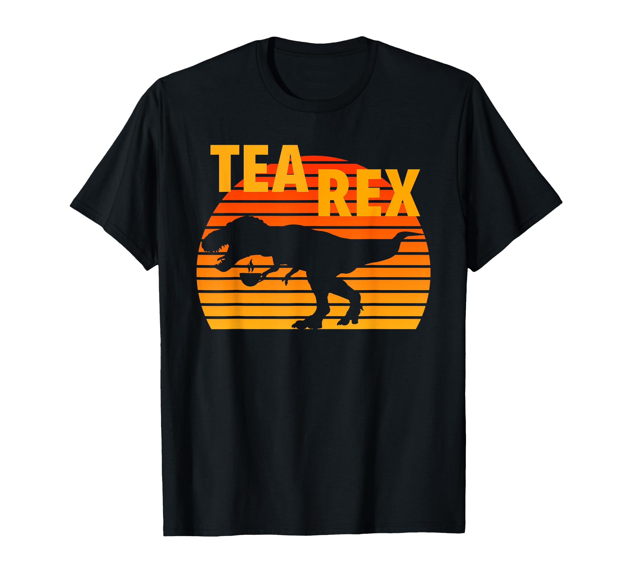 Tea Rex Funny Tea Drinking T Rex Dino Pun T-Shirt - Novelty Apparel Unisex - T-Shirt, Sweatshirt, Hoodie