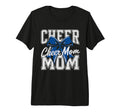 Cheer Mom Mother Bow Cheerleader T-Shirt - Casual Everyday Wear Men Women - T-Shirt, Sweatshirt, Hoodie