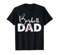 Baseball Dad Funny Heart Present T-Shirt - Casual Everyday Wear for Adults - T-Shirt, Sweatshirt, Hoodie