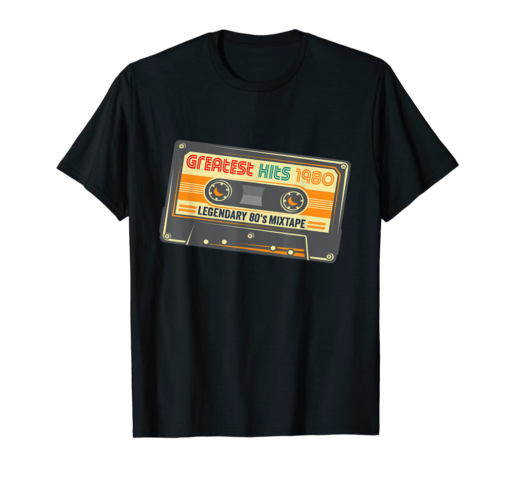 Best 1980 Birthday Gifts Cassette T-Shirt - Casual Everyday Wear Men Women - T-Shirt, Sweatshirt, Hoodie
