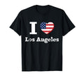 I Heart Love Los Angeles Patriotic T-Shirt - Fun Novelty Design Unisex - T-Shirt, Sweatshirt, Hoodie