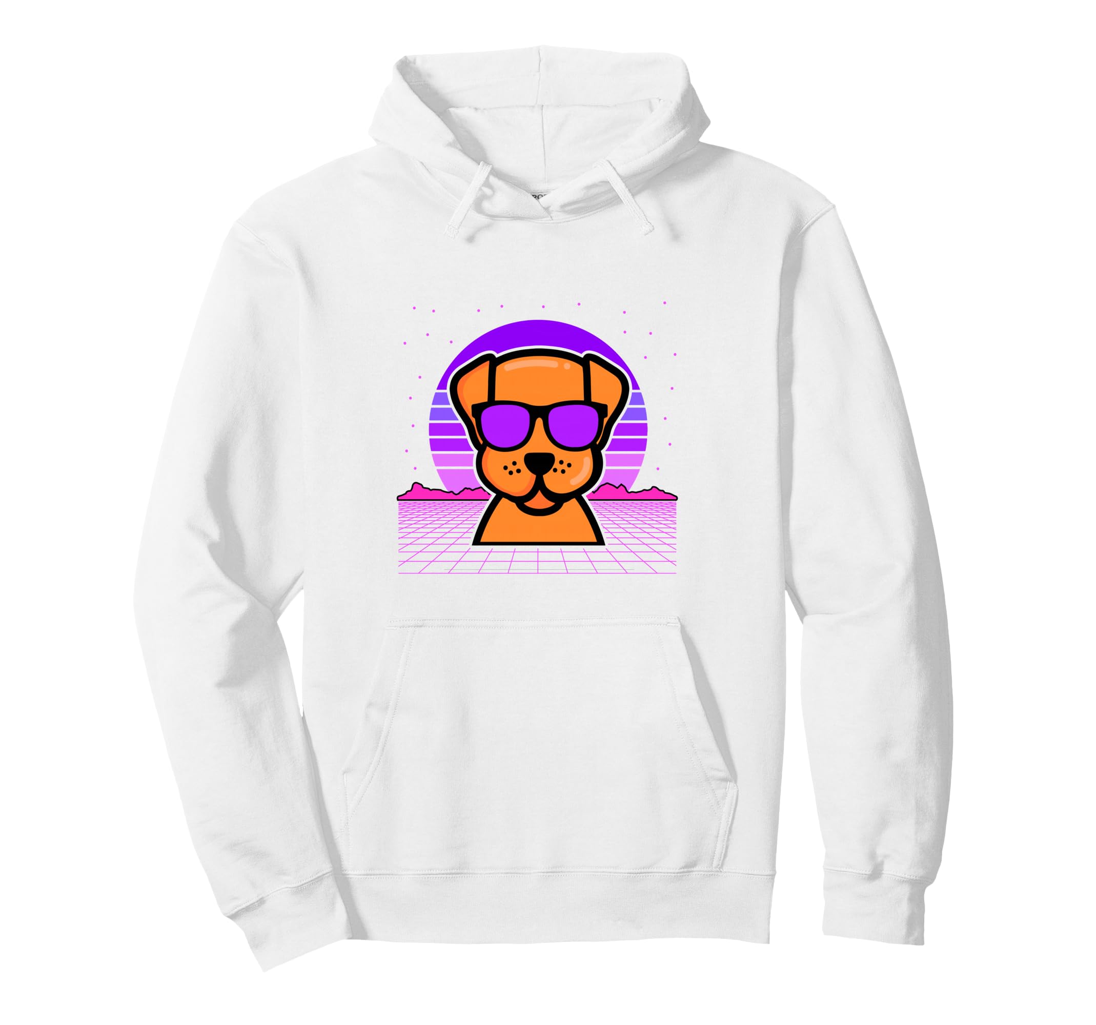 Aesthetic Vaporwave Outfits Dog Hoodie - Streetwear Style Men Women - T-Shirt, Sweatshirt, Hoodie