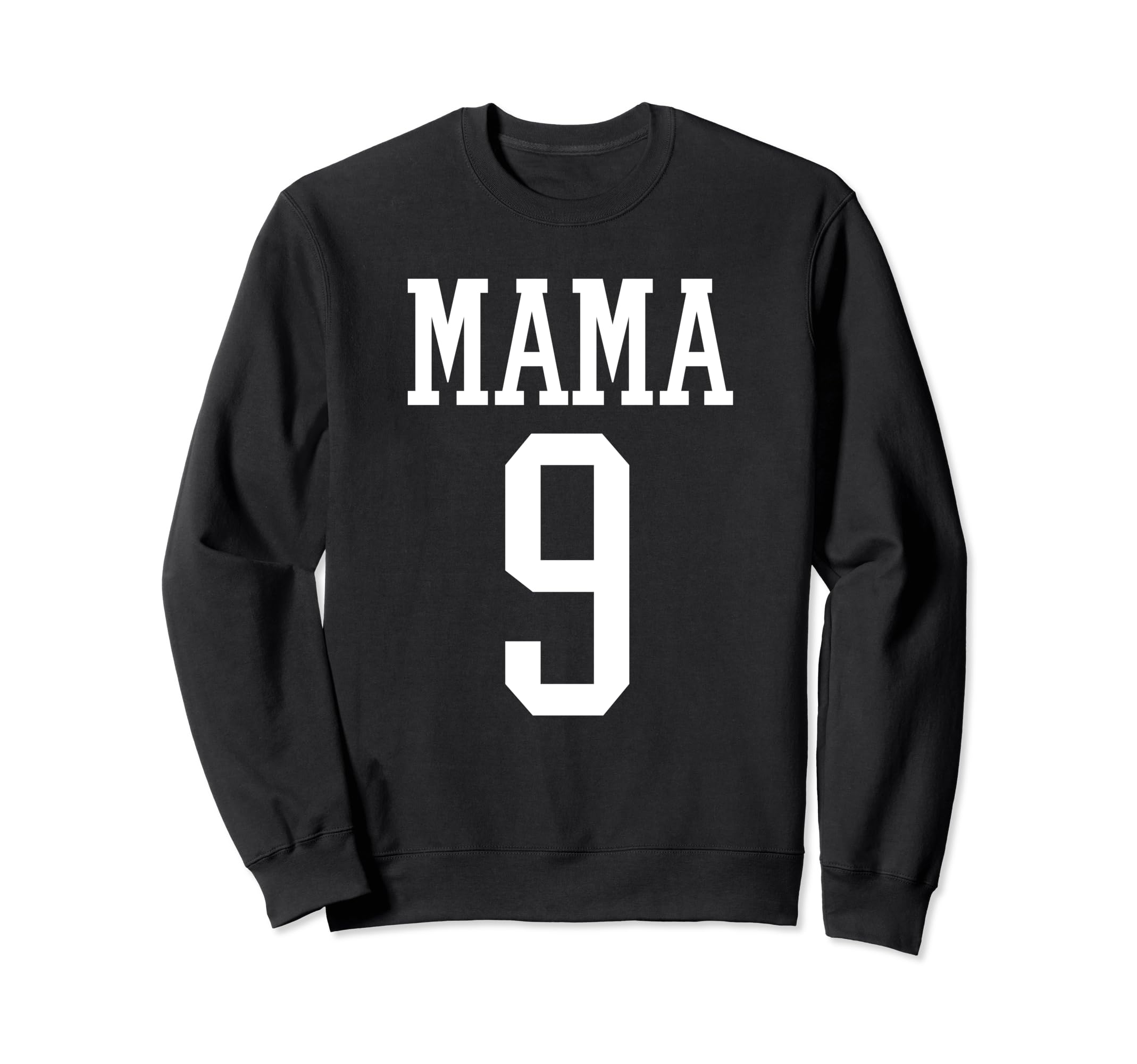 Number 9 Mama Biggest Fan Spirit Sweatshirt - Aesthetic Graphic for Adults - T-Shirt, Sweatshirt, Hoodie