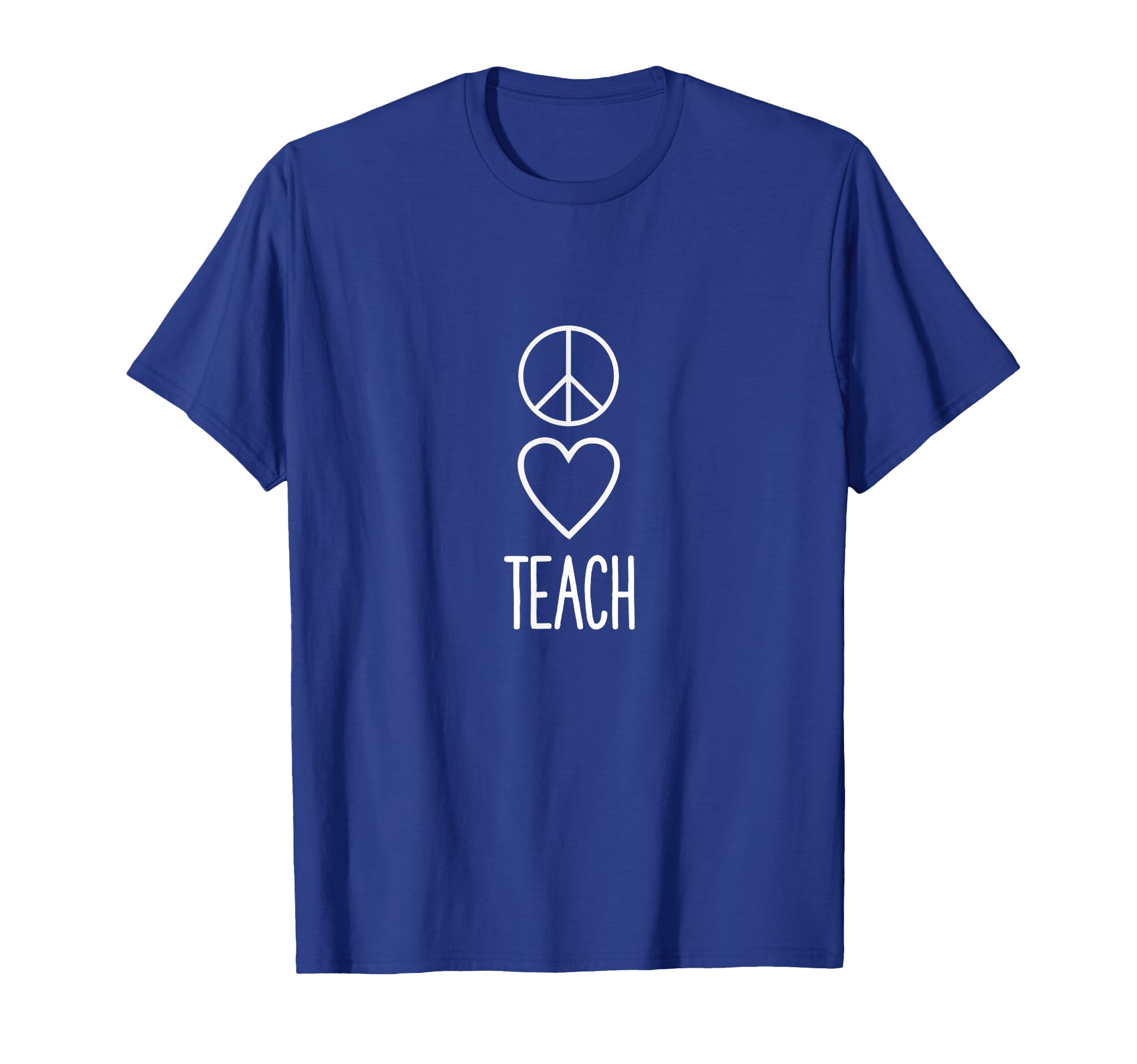 Peace Love Teach Back To School T-Shirt - Novelty Apparel Men Women - T-Shirt, Sweatshirt, Hoodie