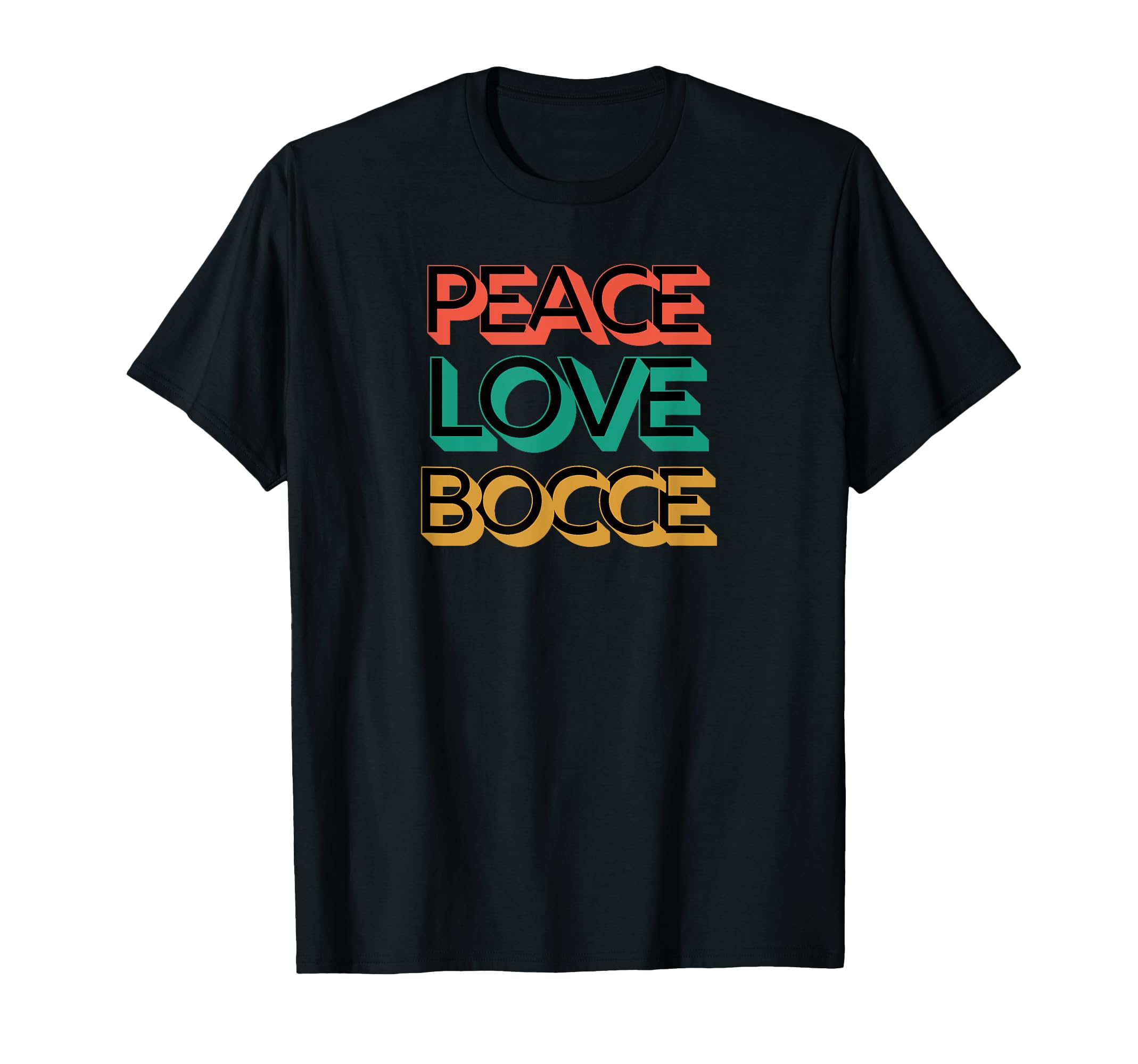 Bocce Ball Gifts Wrinkled Hippie T-Shirt - Unique Graphic Men Women - T-Shirt, Sweatshirt, Hoodie