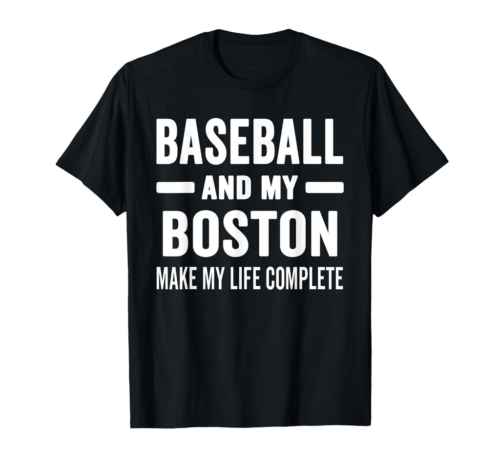 Baseball And My Boston Mama Dog Lover T-Shirt - Trendy Graphic Unisex - T-Shirt, Sweatshirt, Hoodie