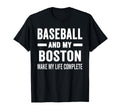 Baseball And My Boston Mama Dog Lover T-Shirt - Trendy Graphic Unisex - T-Shirt, Sweatshirt, Hoodie