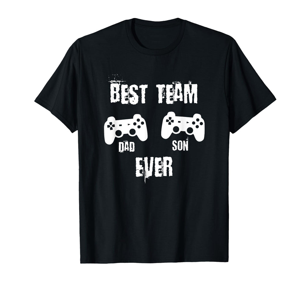 Funny Dad And Son Gamer Best Team T-Shirt - Fun Novelty Design for Adults - T-Shirt, Sweatshirt, Hoodie