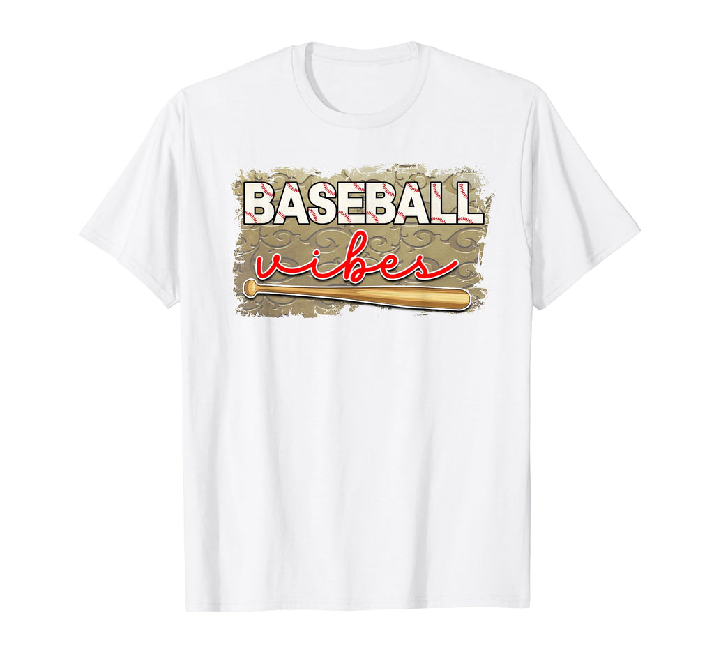 Baseball Vibes Is Baseball Mom Is T-Shirt - Novelty Apparel Men Women - T-Shirt, Sweatshirt, Hoodie