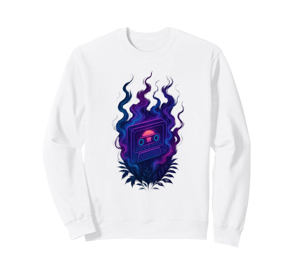 80S Synthwave Sweatshirt - Graphic Print Unisex - T-Shirt, Sweatshirt, Hoodie