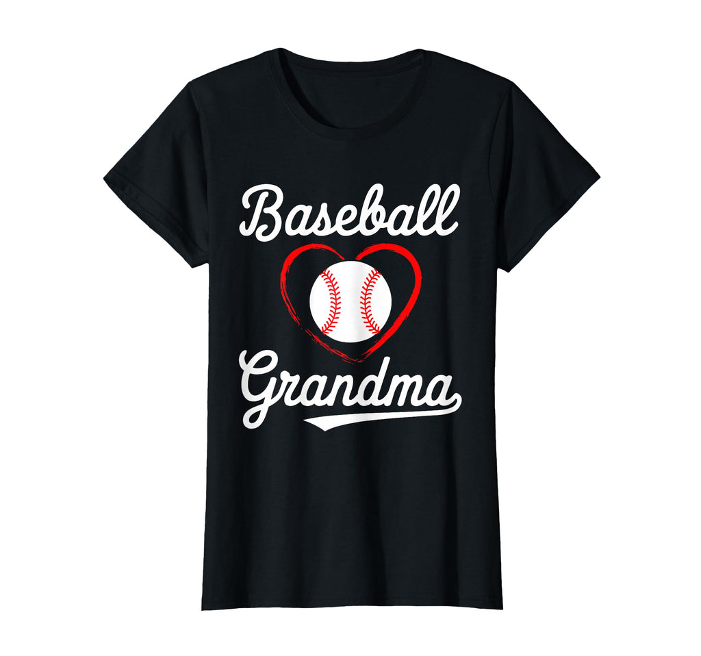 Baseball Grandma Baseball Heart T-Shirt - Streetwear Style Men Women - T-Shirt, Sweatshirt, Hoodie