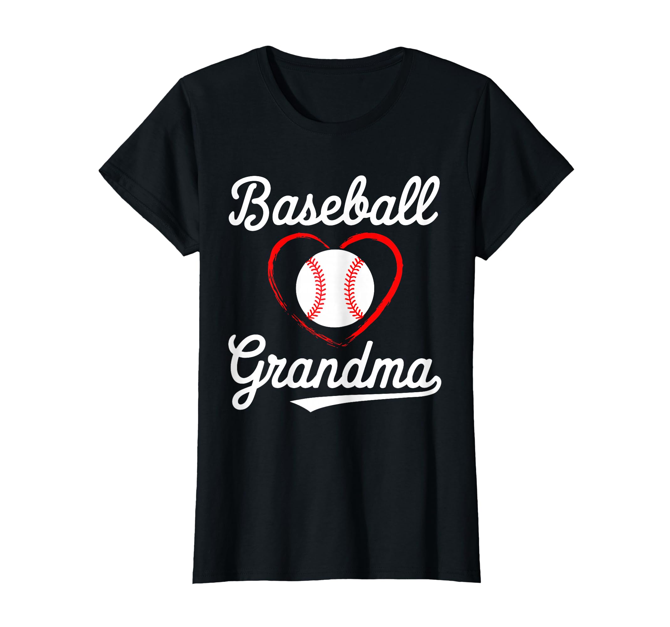 Baseball Grandma Baseball Heart T-Shirt - Streetwear Style Men Women - T-Shirt, Sweatshirt, Hoodie