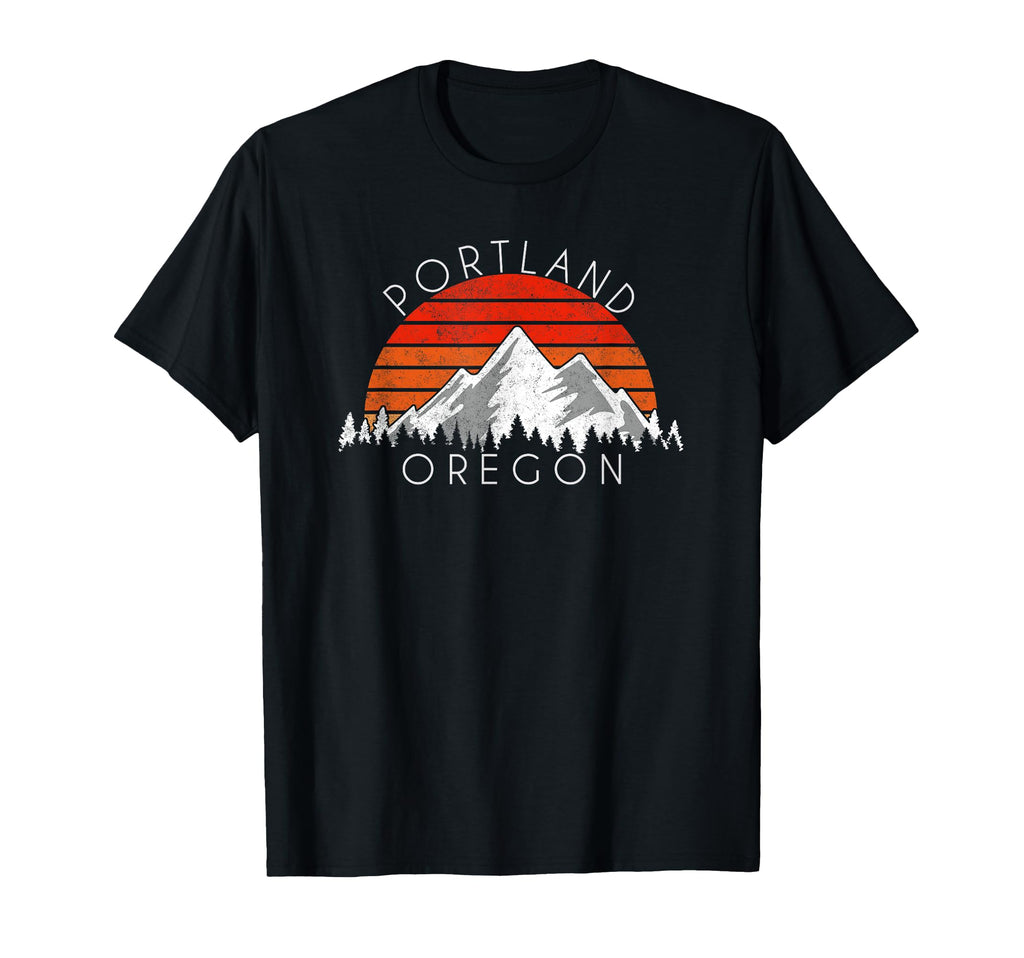 Portland Oregon Distressed T-Shirt - Aesthetic Graphic Unisex - T-Shirt, Sweatshirt, Hoodie