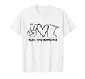 Peace Love Minnesota Mn Minnesota T-Shirt - Fun Novelty Design Men Women - T-Shirt, Sweatshirt, Hoodie