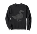 Duck Distressed Duck Sweatshirt - Custom Art Print Men Women - T-Shirt, Sweatshirt, Hoodie