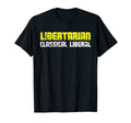 Distressed Libertarian Classical Liberal T-Shirt - Graphic Print Unisex - T-Shirt, Sweatshirt, Hoodie