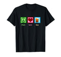 Peace Love Beer Bartender T-Shirt - Custom Art Print Men Women - T-Shirt, Sweatshirt, Hoodie