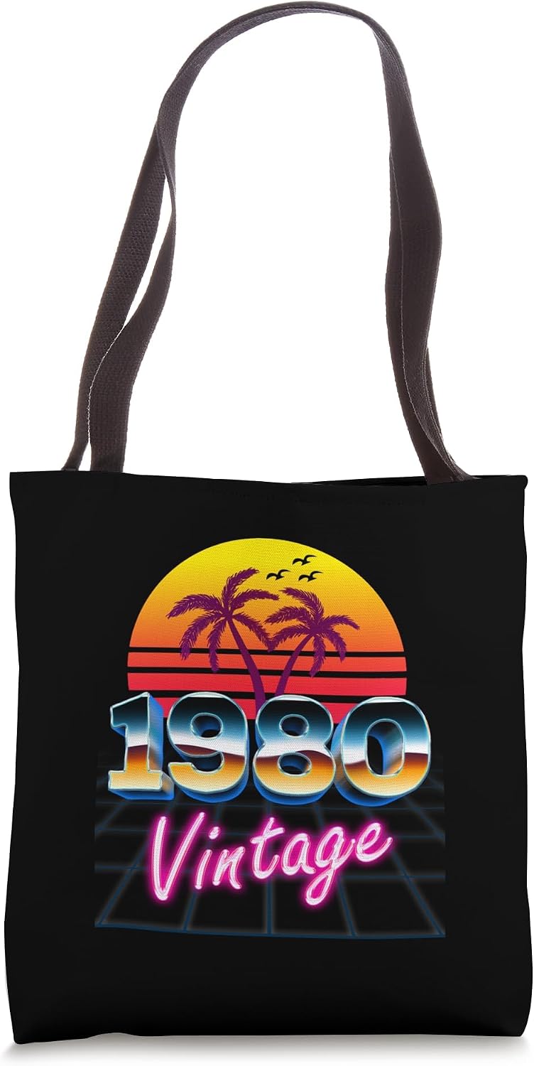 Born 1980 46th Birthday Retro 80's Style - Adult & Kids T-Shirts, Sweatshirts & Hoodies apparel design preview 1