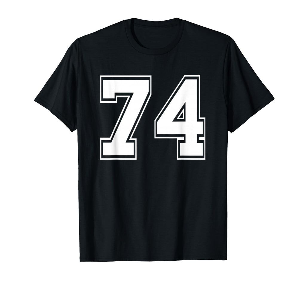 Number 74 Basketball Jersey Baseball T-Shirt - Custom Art Print for Adults - T-Shirt, Sweatshirt, Hoodie