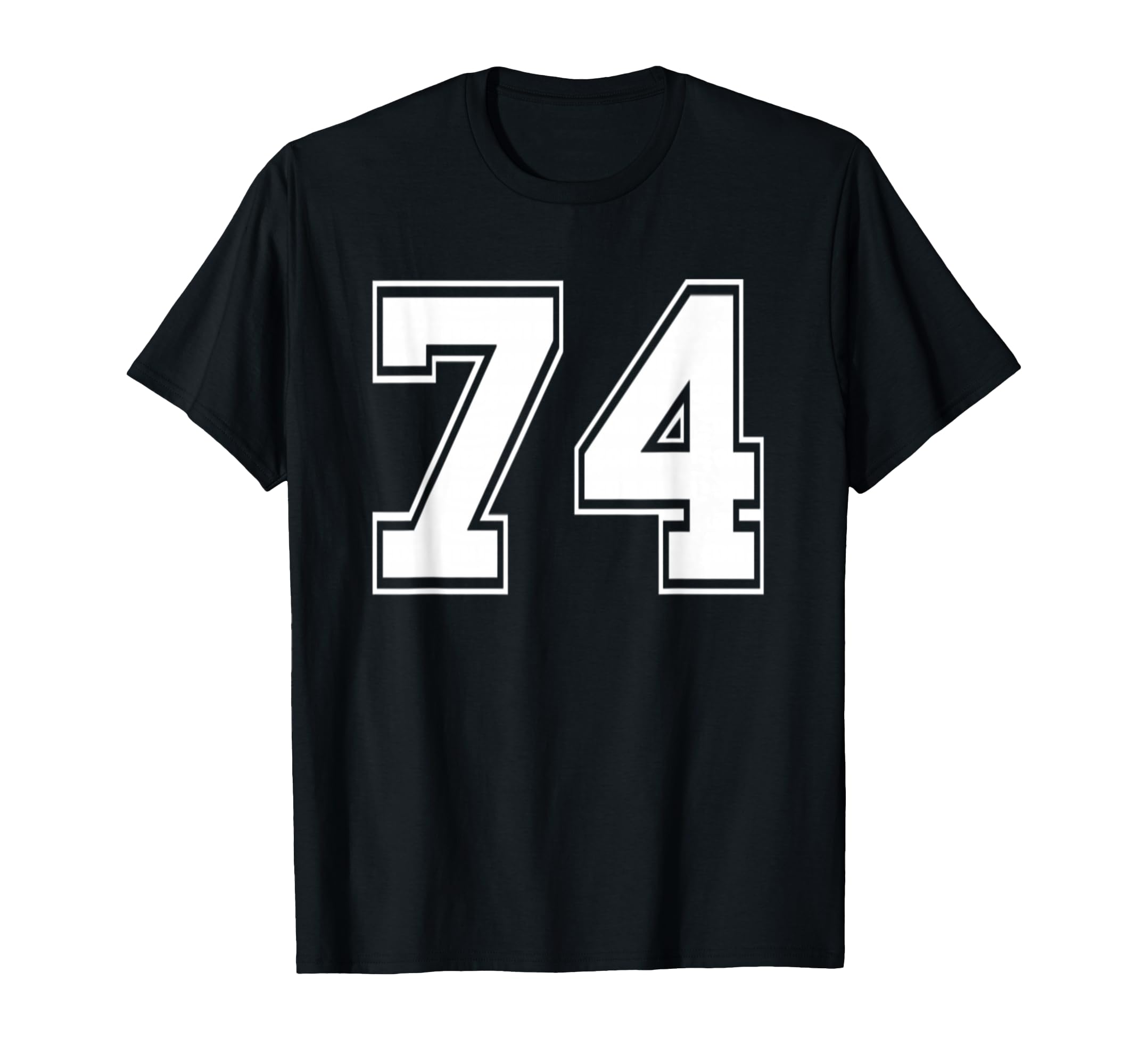 Number 74 Basketball Jersey Baseball T-Shirt - Custom Art Print for Adults - T-Shirt, Sweatshirt, Hoodie