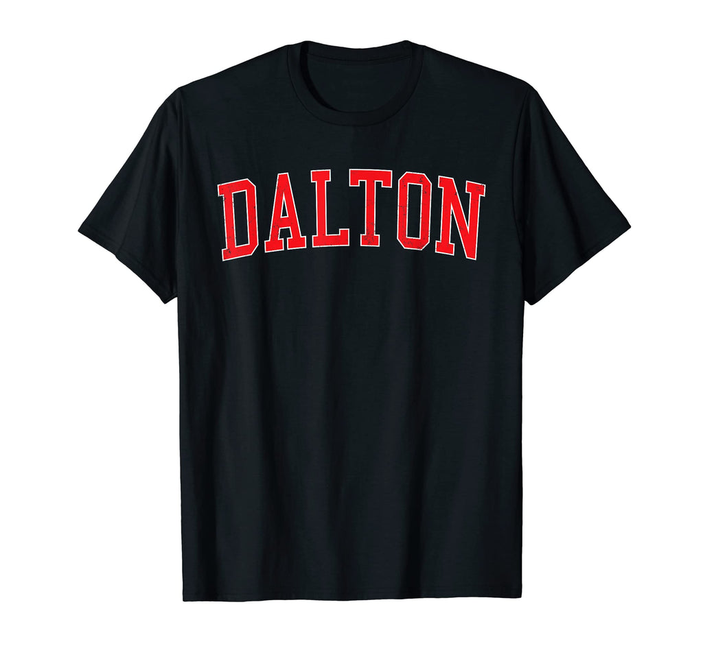 Dalton Ga Varsity Red Text T-Shirt - Minimalist Print Unisex - T-Shirt, Sweatshirt, Hoodie