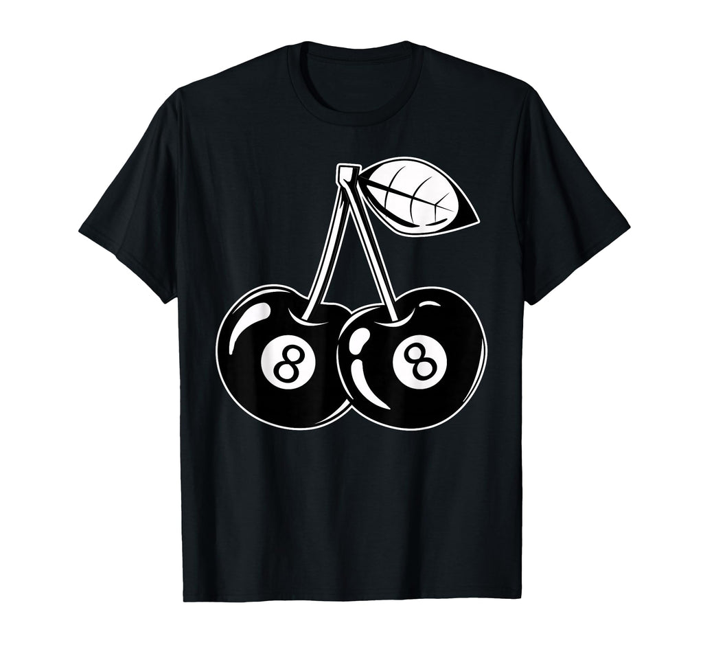 Lucky 8 Ball Black Cherry Lover Y2K T-Shirt - Aesthetic Graphic Men Women - T-Shirt, Sweatshirt, Hoodie