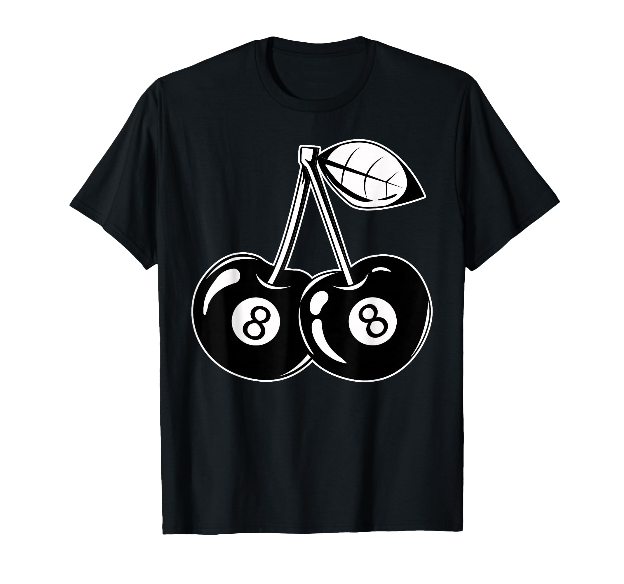 Lucky 8 Ball Black Cherry Lover Y2K T-Shirt - Aesthetic Graphic Men Women - T-Shirt, Sweatshirt, Hoodie