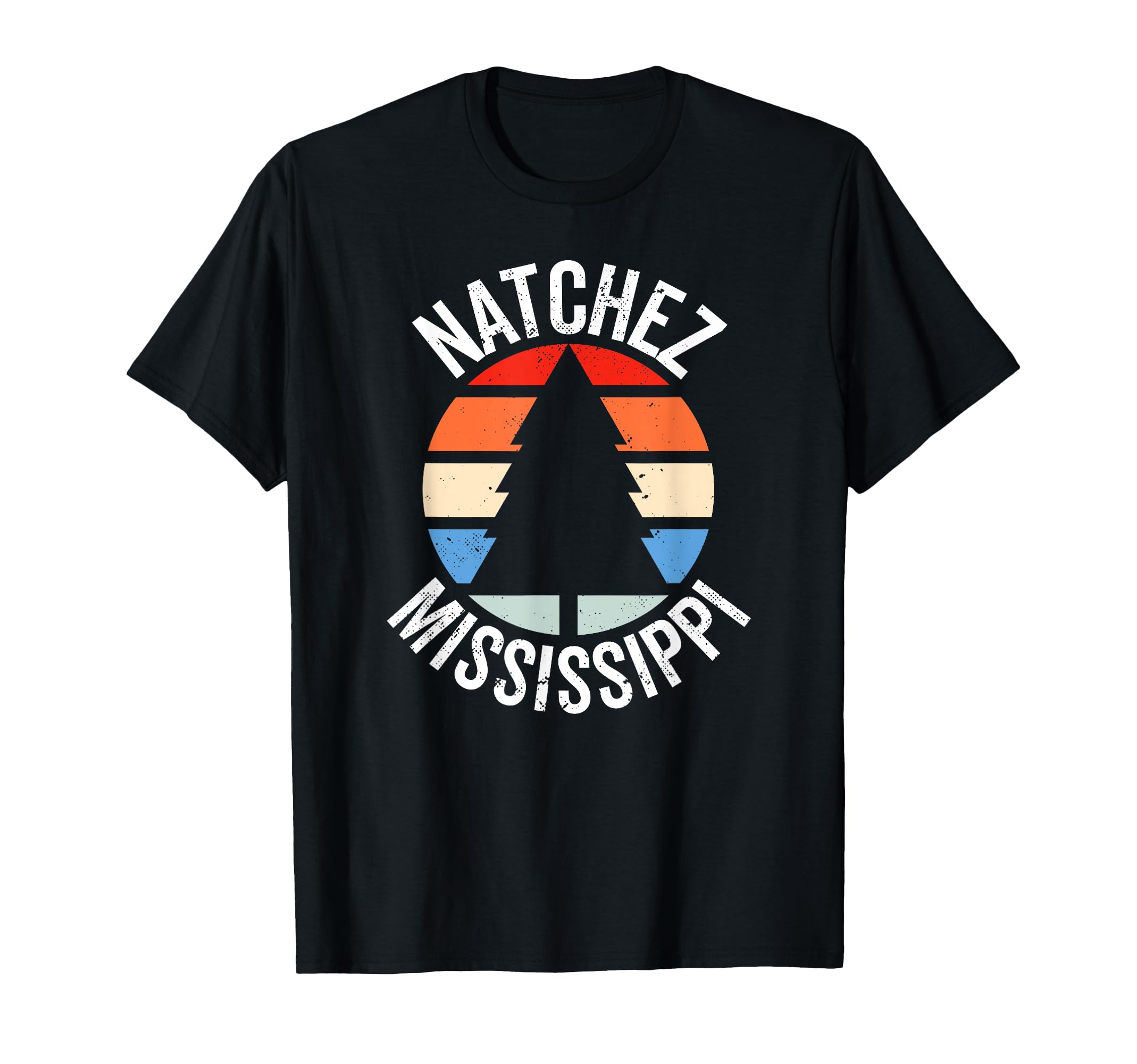 Natchez Mississippi Ms 80S 70S T-Shirt - Casual Everyday Wear Men Women - T-Shirt, Sweatshirt, Hoodie