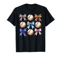 Baseball Coquette Bow Mom Sister T-Shirt - Novelty Apparel Unisex - T-Shirt, Sweatshirt, Hoodie
