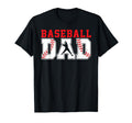 Proud Baseball Dad Papa Daddy Sport T-Shirt - Graphic Print Men Women - T-Shirt, Sweatshirt, Hoodie