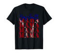 Baseball Mama Repeat Text Softball T-Shirt - Custom Art Print Men Women - T-Shirt, Sweatshirt, Hoodie
