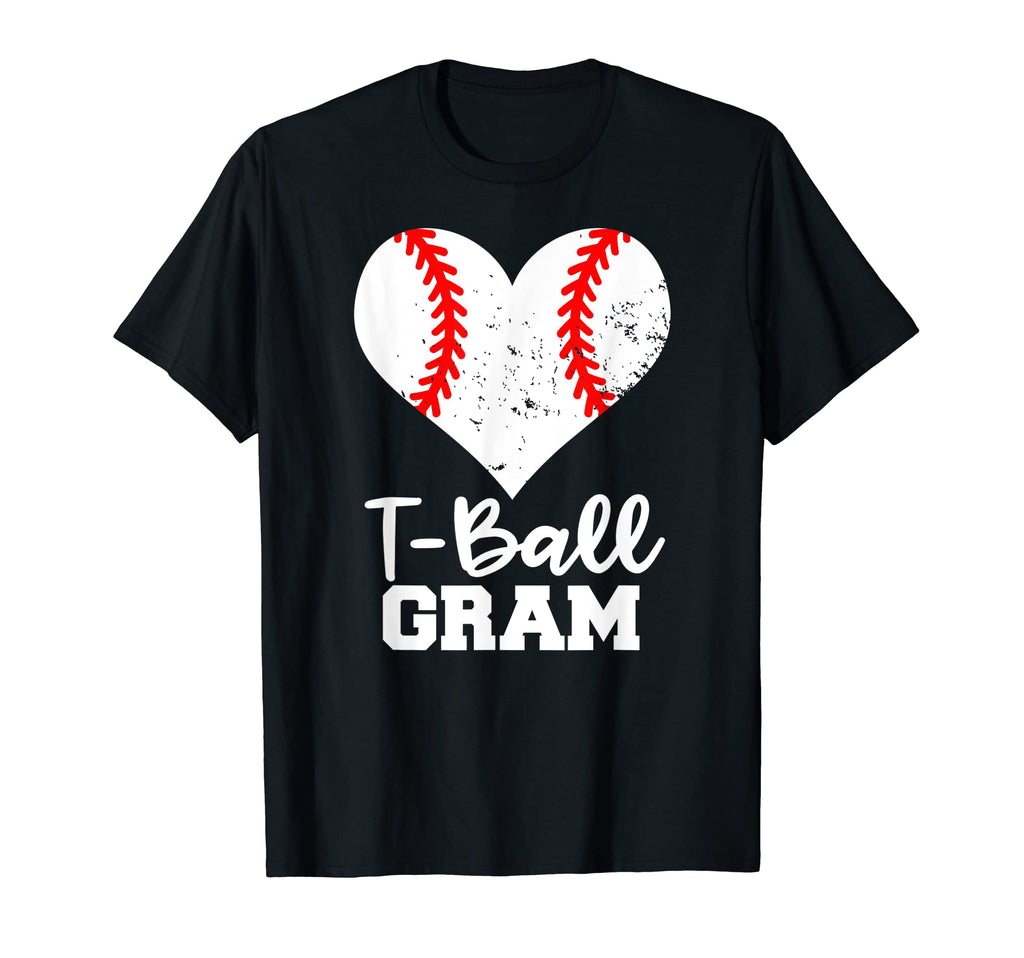 T Ball Gram Heart Funny T Ball Grandma T-Shirt - Novelty Apparel Unisex - T-Shirt, Sweatshirt, Hoodie