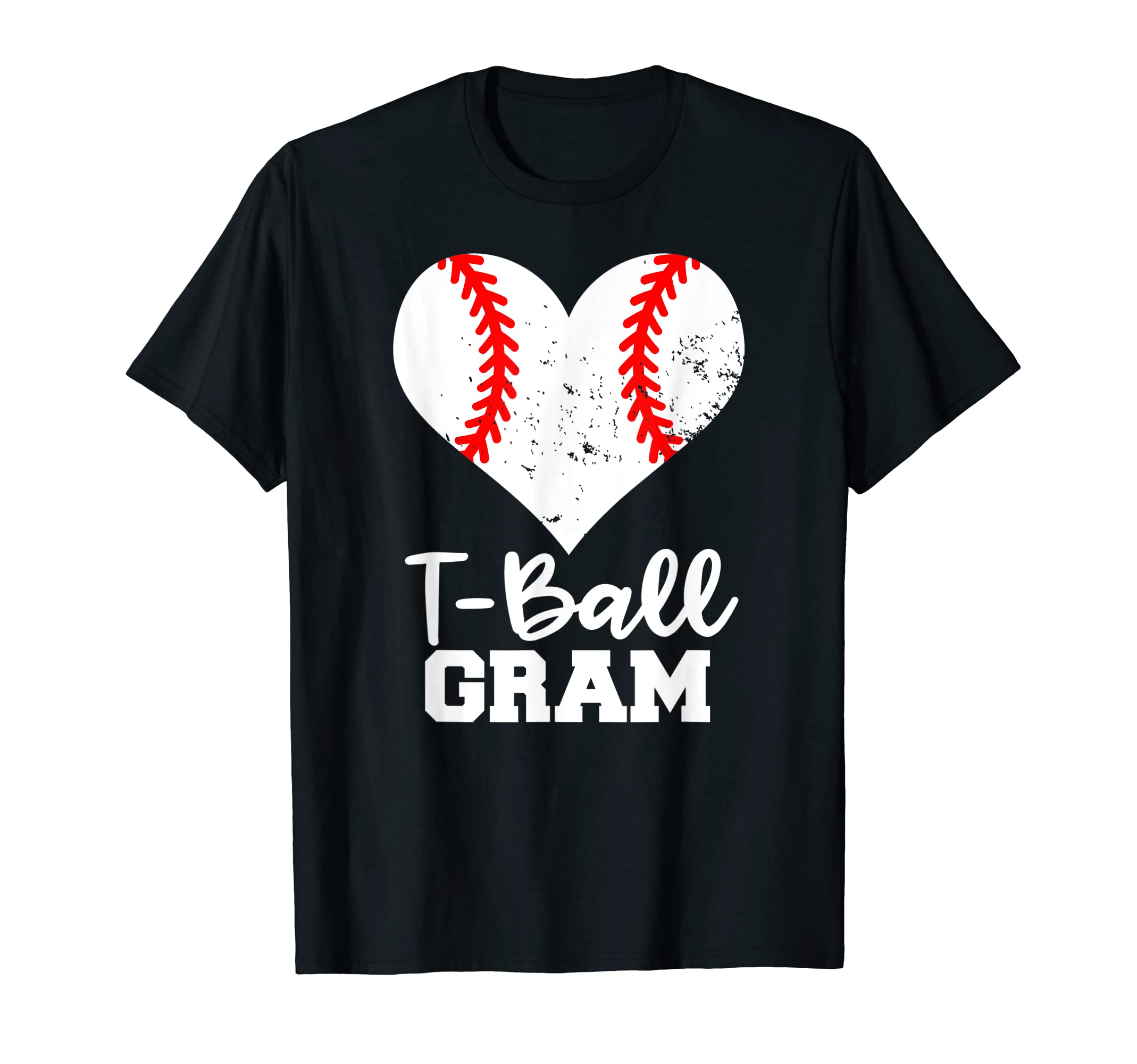 T Ball Gram Heart Funny T Ball Grandma T-Shirt - Novelty Apparel Unisex - T-Shirt, Sweatshirt, Hoodie